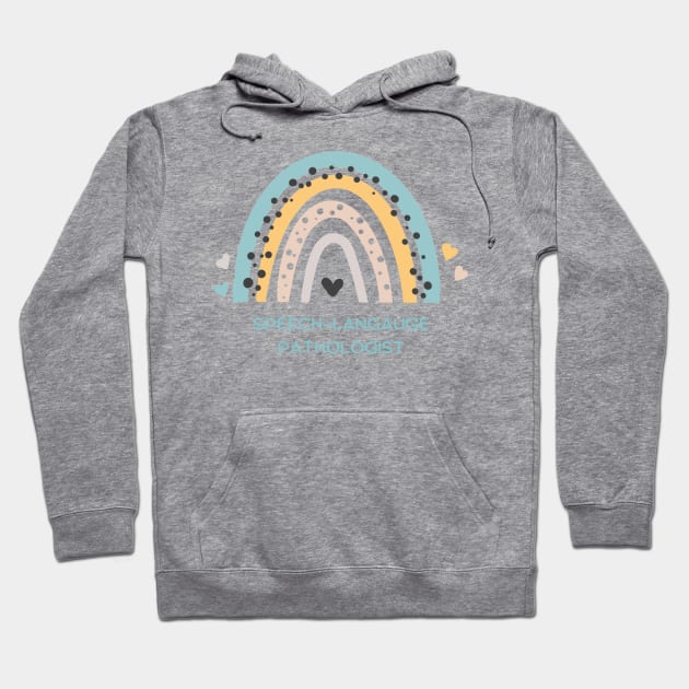 Speech-Language Pathologist Rainbow Hoodie by MayDay